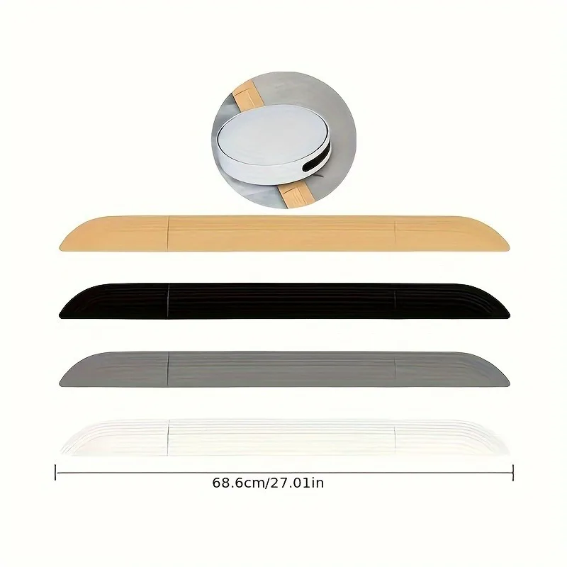 Adaptation Threshold Anti-Collision Strip Step Ramp Climbing Mat Vacuum Cleaner Robot Parts