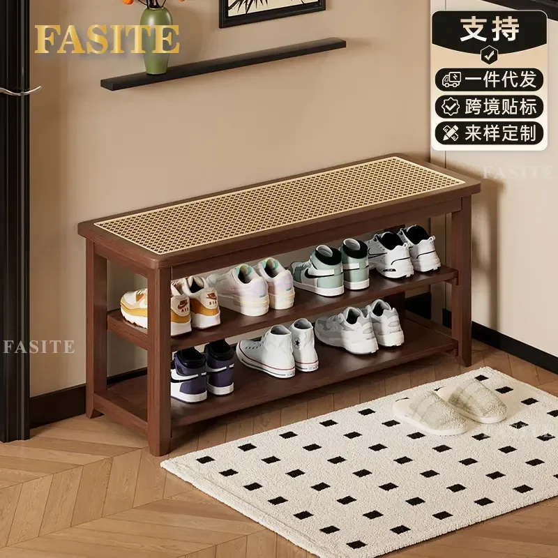 For Home Entryway Shoe Change Stool Narrow Wall Mounted Storage Bench Minimalist Luxury Seating Space Saving Small Porch