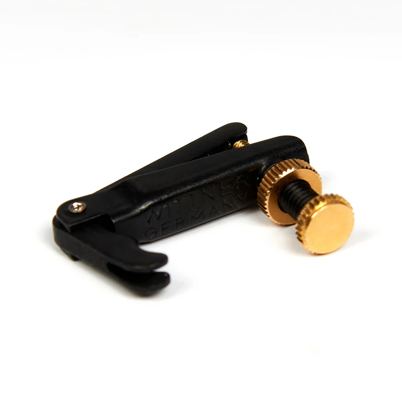 Wittner Violin Fine Tuner for Professional Alloy Steel Black Gold 4/4-3/4 Universal Size 1 Pack