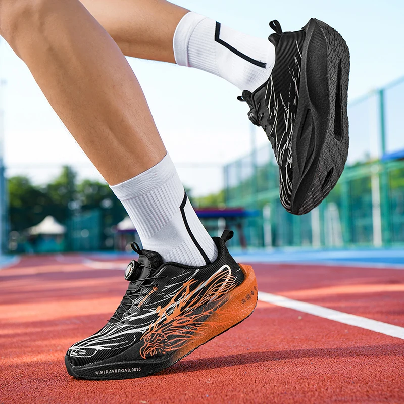 2025 Autumn/Winter New Men Running Shoes Outdoors Road Run Casual Sports Shoes Jogging Sneakers Unisex Marathon Footwear Fitness