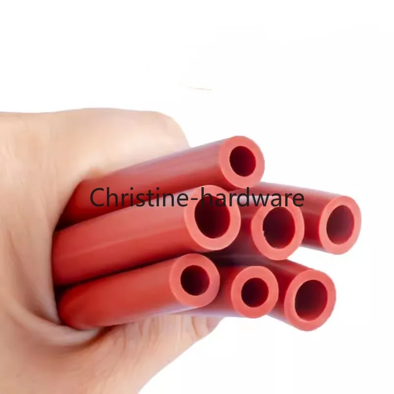 1M Red Silicone Tube 3~50mm Flexible Rubber Hose Thickened Heat Resistant Air Pump Line