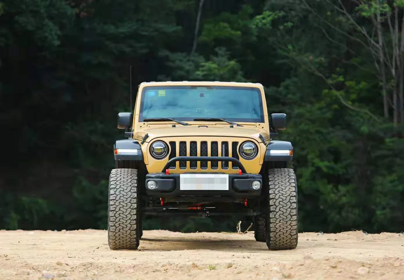 عجلة الحاجب JK تغيير JL الجبهة الحاجب درابزين مضيئة الجبهة واقي من الطين ABS ل Jee P W Rangler JK 2007-2017 J374 1 زوج