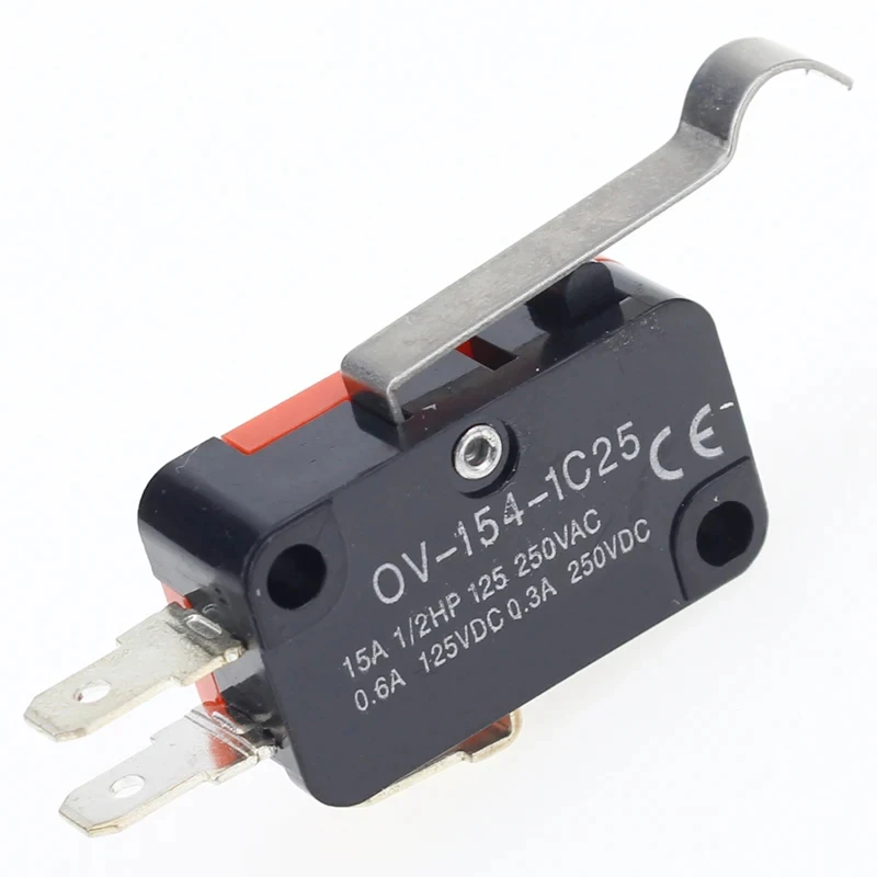 5/10 قطعة مفتاح صغير كبير V-15-1C25/V-154-1C25/V-155-1C25 ، نقطة فضية ، مفتاح اتصال ، مفتاح براعة نقطة نحاسية 15A 250 فولت