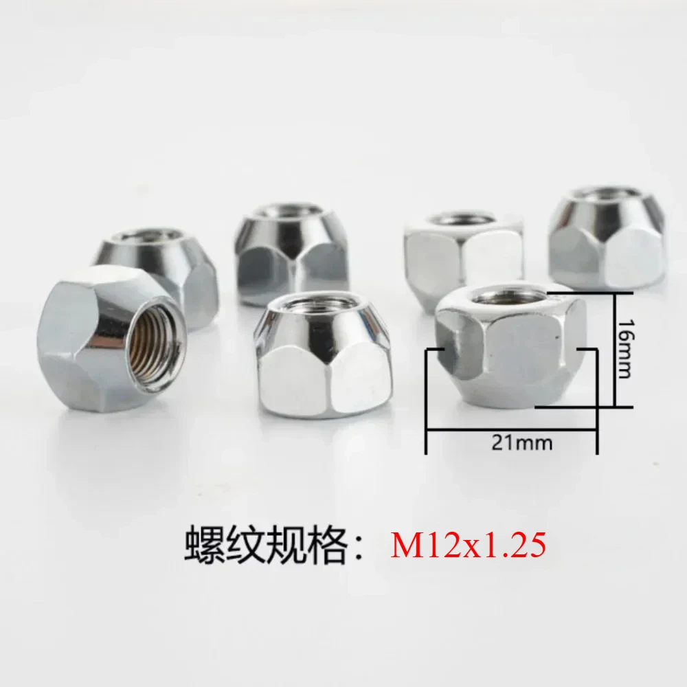 

20pcs Lug Nuts Wheel Hub Screws Suit For Nissan Series M12x1.25 | Hex 21mm | Thickness 16mm