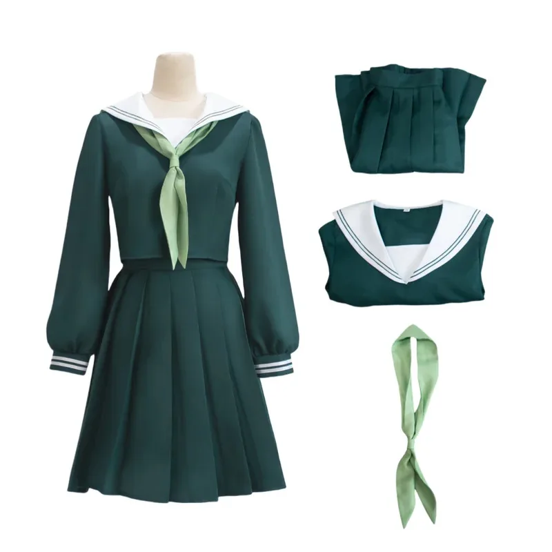 Kostum Cosplay Anime The Apothecary Diaries Mao Mao Wig Pakaian Hijau Kehitaman