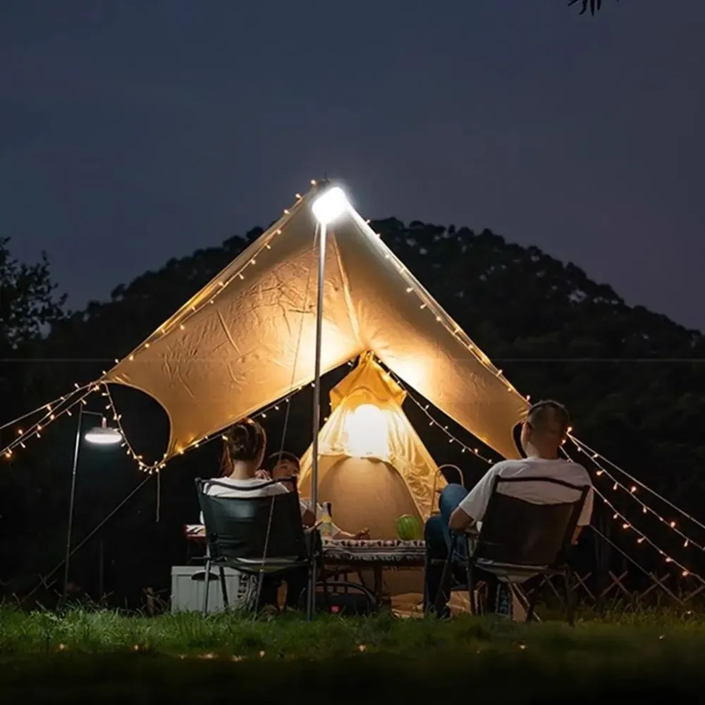 

Mini Camping Lantern Three Settings Waterproof LED Work Light USB Rechargeable Adjustable Brightness Hanging Lamp Outdoor