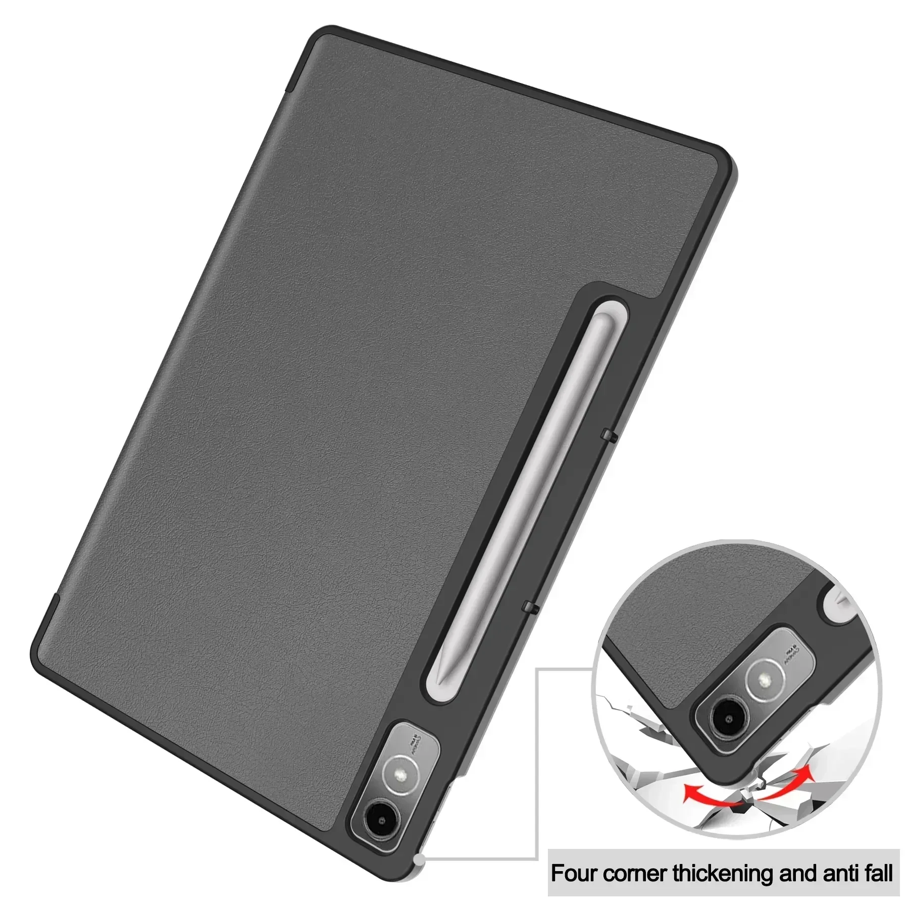 Nowość dla Lenovo Tab P12 Etui 12,7 cala 2023 Tri-Folding Stand Magnetic Smart Cover dla Lenovo Xiaoxin Pad Pro 12 7 12,7 Etui