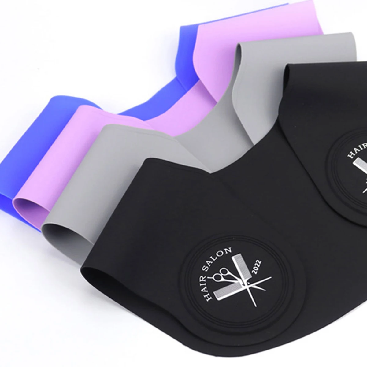 

Silicone Waterproof Hairdressing Shawl Cape For Salon Barber Hair Cutting Shoulder Collar Non-Stick Foldable Hygiene Use