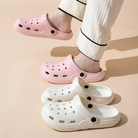 Women Clogs Summer Female Sandals Thick Bottom Home Slides Soft EVA Dry Wedges Platform Garden Shoes Beach Sandals Home Slippers - Image 3