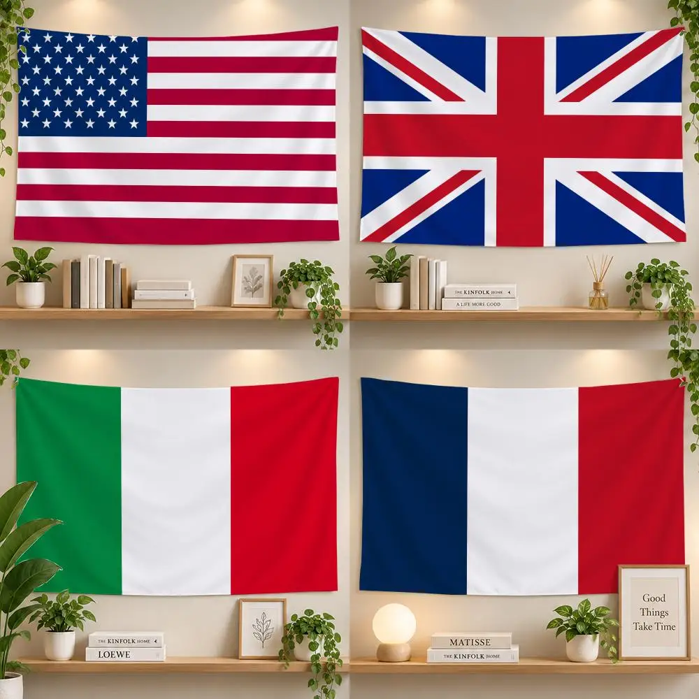 Culture National Flag World Flags Personalized Banner Flag Room Dorm Camping Picnic Garage Bar Outdoor Wall Decor