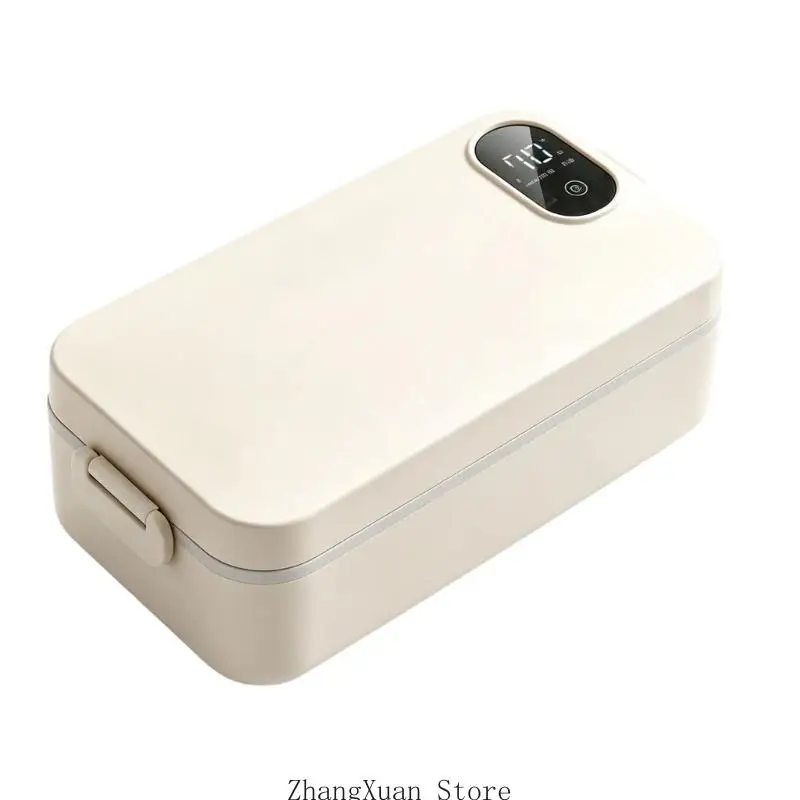 Heated Meal Box with Display Control for Daily Lunch Breaks Use 3XUF