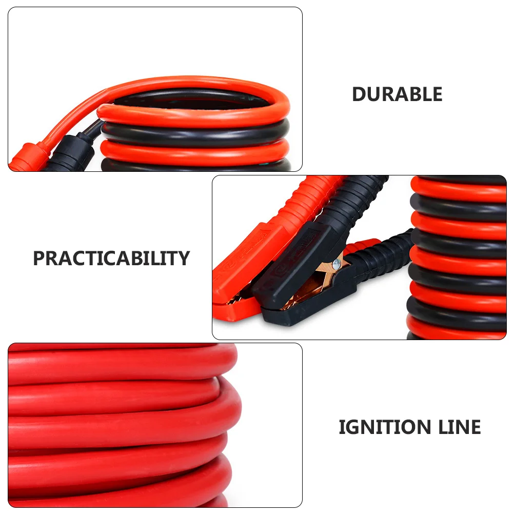 2.5 متر قوة السيارة كابل الطوارئ الانتقال كاتب كليب دائم الاستخدام العملي وظائف متعددة سيارات الدراجات النارية الشاحنات سيارات الدفع الرباعي #5