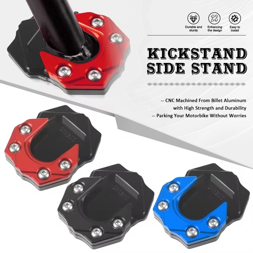 

GTS300 Kickstand Side Stand Extension Enlarge Pad FOR GTS GTV 250 300 2013 2014 2015 2016 2017 2018 2019 2020 Moto Accessories