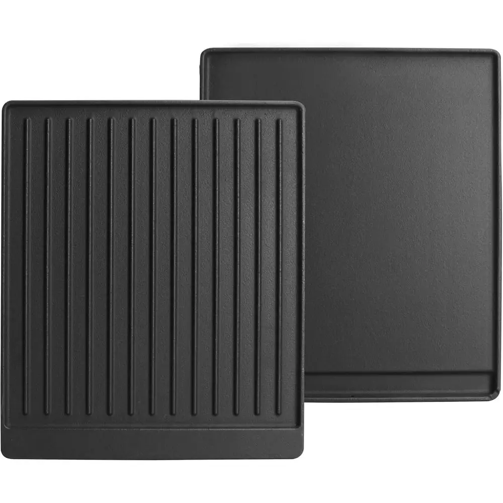 

Reversible Cast Iron Griddle for Multiple Cooking Surfaces, 15” x 12.8” Pre-Seasoned