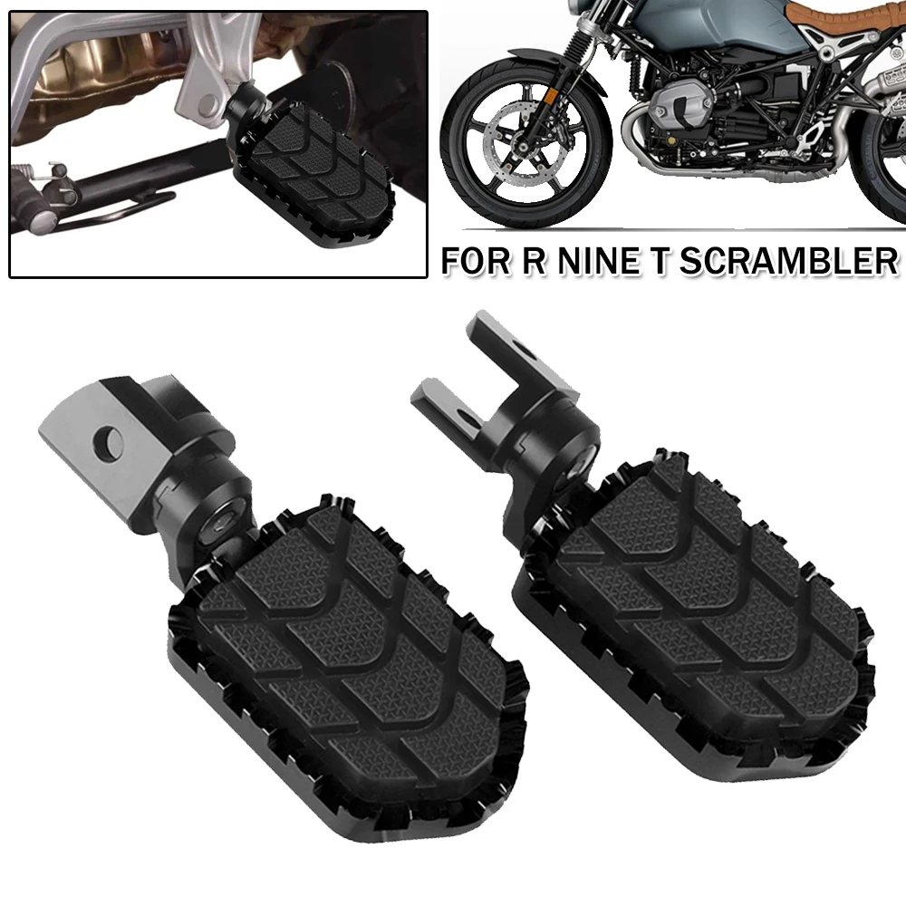 Motorcycle FootPeg Adjustable Foot Rest With Rubber Cover For BMW F800GS R1100GS R1150GS R1200GS F700 F650 GS Aluminum Footrest