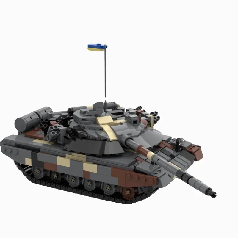 Blocos de construção MOC T64 modelo de tanque série militar presente criativo conjunto de construção de quebra-cabeça