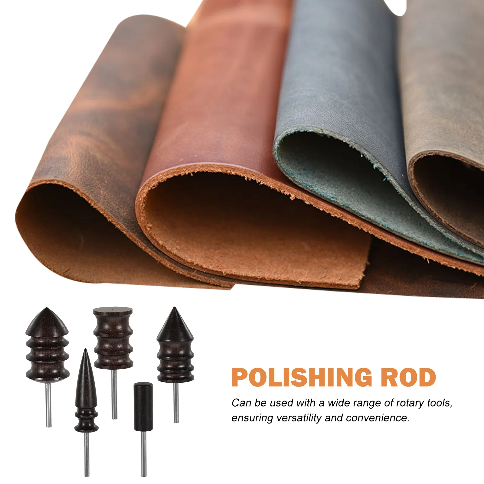 

5pcs Rotary Tool Bits For Burnishing Efficient Polishing Grinding Tool Compatible Handwork Woodworking