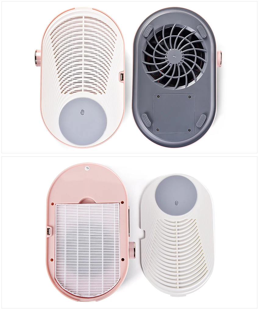 개인 상표 충전식 휴대용 네일 진공 청소기 손톱 용 집진기 먼지 흡입 먼지 추출기 매니큐어 도구