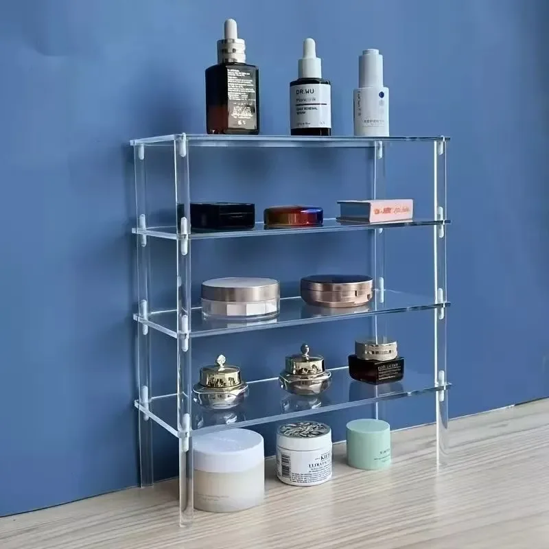 حامل عرض أكريليك عمودي، منظم حامل العطور، رف عرض أكريليك شفاف للأغذية، كب كيك، شخصية أميبو فانكو بوب #4