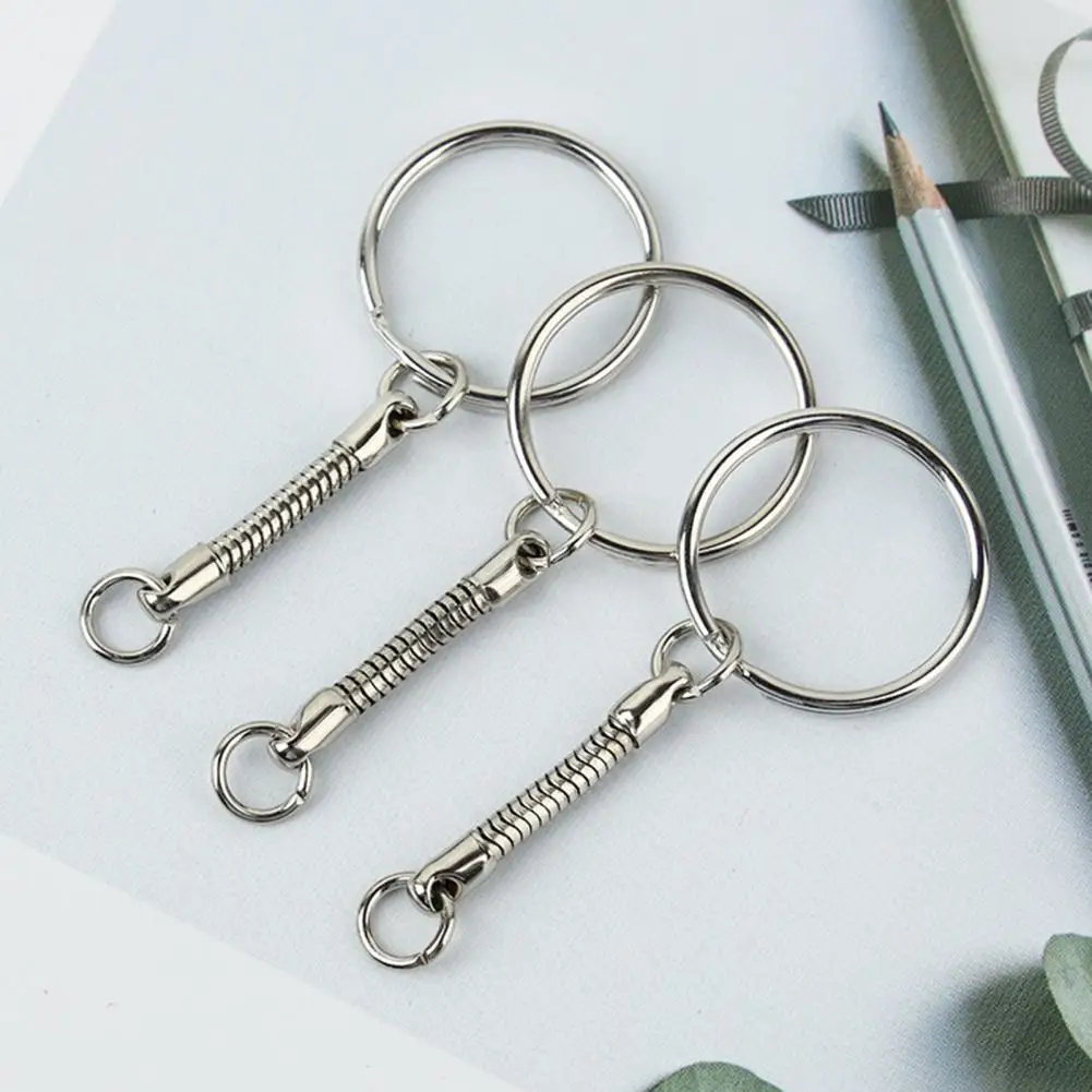 Key Chain Reusable DIY Key Pendant Anti-lost U Disk Hanging Chain Key Ring USB Flash Drive Hanging Chain Mini Keychain