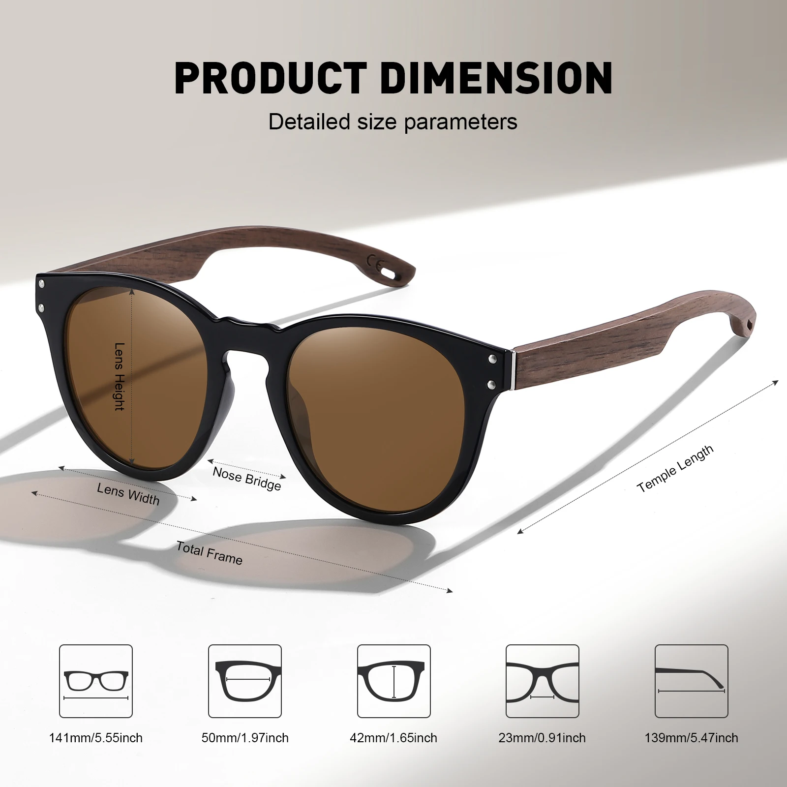 Thumbnail 2 - #19 Wooden Frame Sunglasses Comparison Guide