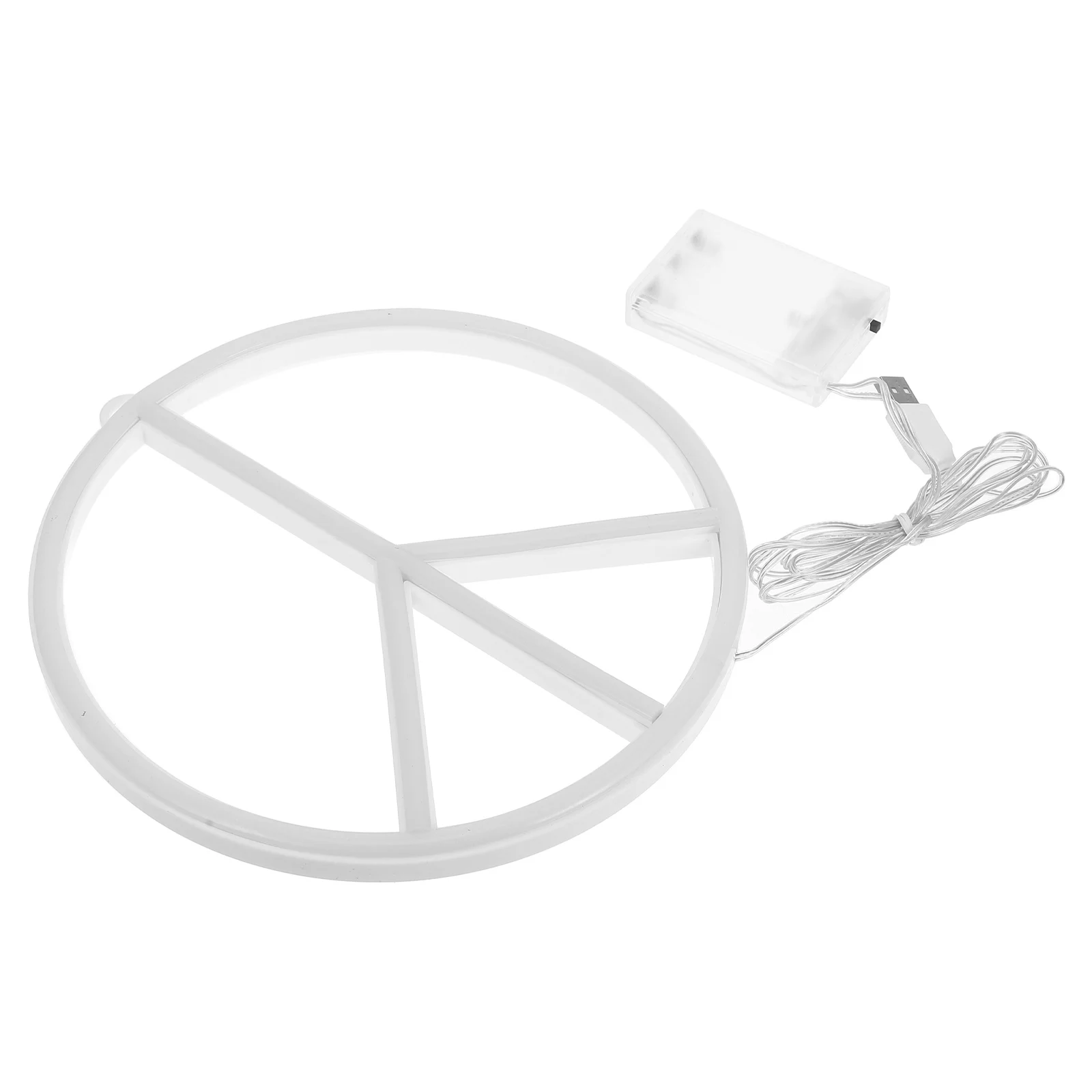 

Peace Symbol Neon Sign LED Wall Decor Blue Pink USB Powered Home Bedroom Study Room Decorative Lights Stage Lighting
