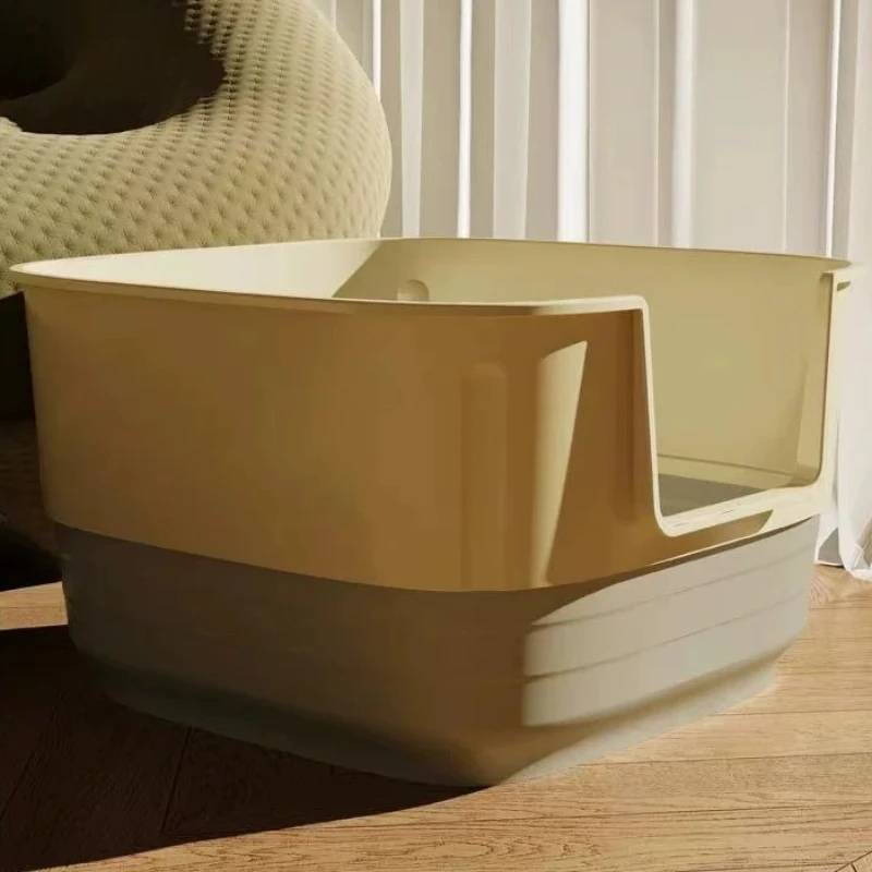 Small Luxury Defecation Drawer Litter Box Extra Large Side Entrance Sandbox Litter Box Arenero Para Gatos Household Products