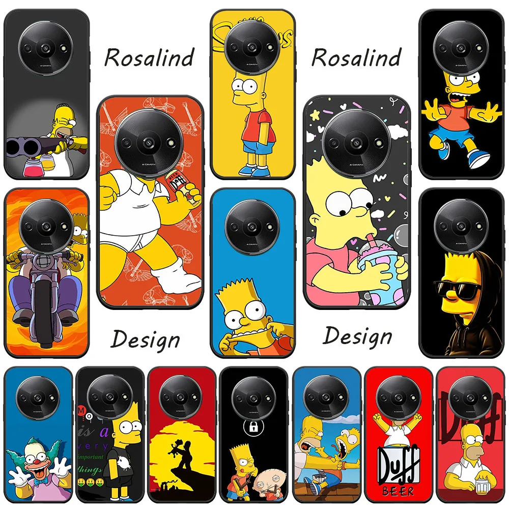 Черный чехол Homero S-Simpsons KK-32 для Xiaomi Redmi Note 14 14C 14R A4 A3 A3X POCO F2 X3 C75 NFC Pro Plus Черный чехол Homero S-Simpsons KK-32 для Xiaomi Redmi Note 14 14C 14R A4 A3 A3X POCO F2 X3 C75 NFC Pro Plus