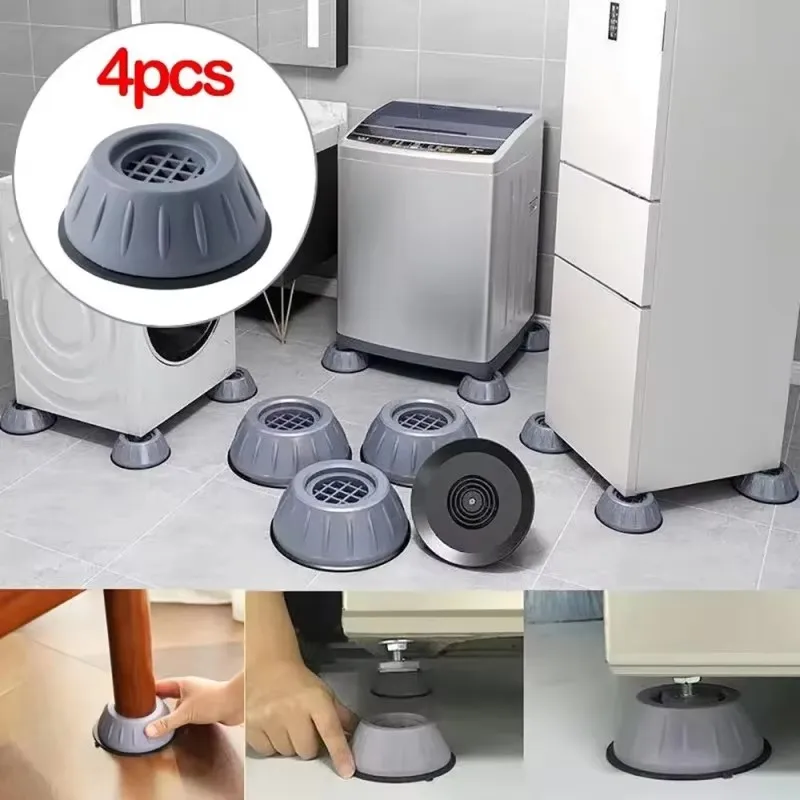 1-12pcs Anti Vibration Feet Pads Rubber Mat Slipstop Silent Universal Washing Machine Refrigerator Support Dampers Stand