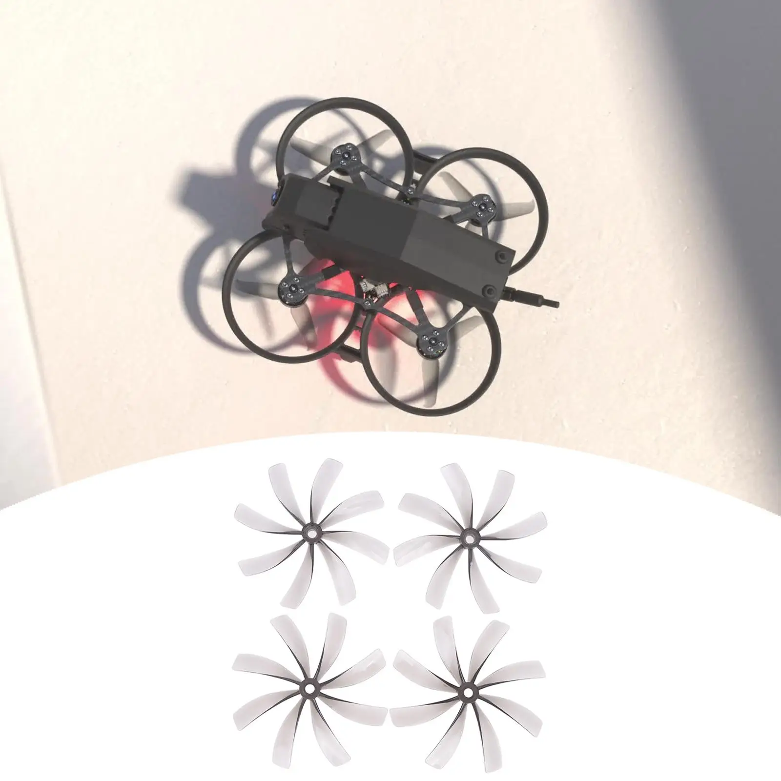 4 قطع من قطع غيار مراوح طائرة RC عالية الأداء وخفيفة الوزن وصيانة بديلة احترافية ومتينة #1