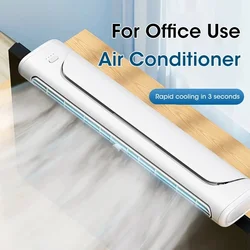 Portable Bed Fan Air Conditioner 5000mAh USB Rechargeable Electric Fan Hanging Screen Fan For Home Office Computer Monitor Desk