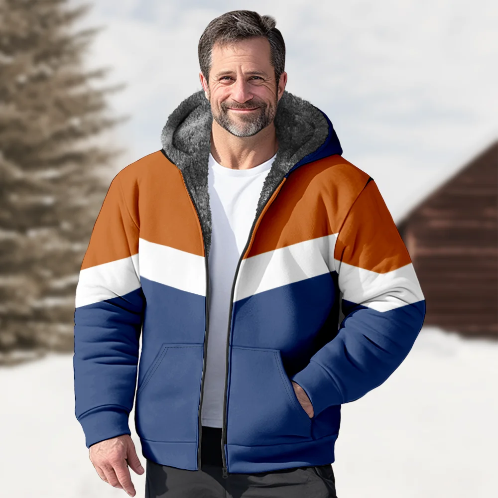 Abrigos de chaquetas de invierno para hombre, ropa de algodón con patrón de rayas amarillas, abrigo elástico para playa