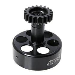 Gtbracing rcカー1/5 losi5ive-tスチールエンジンクラッチベルハウジング、ギアセット付き