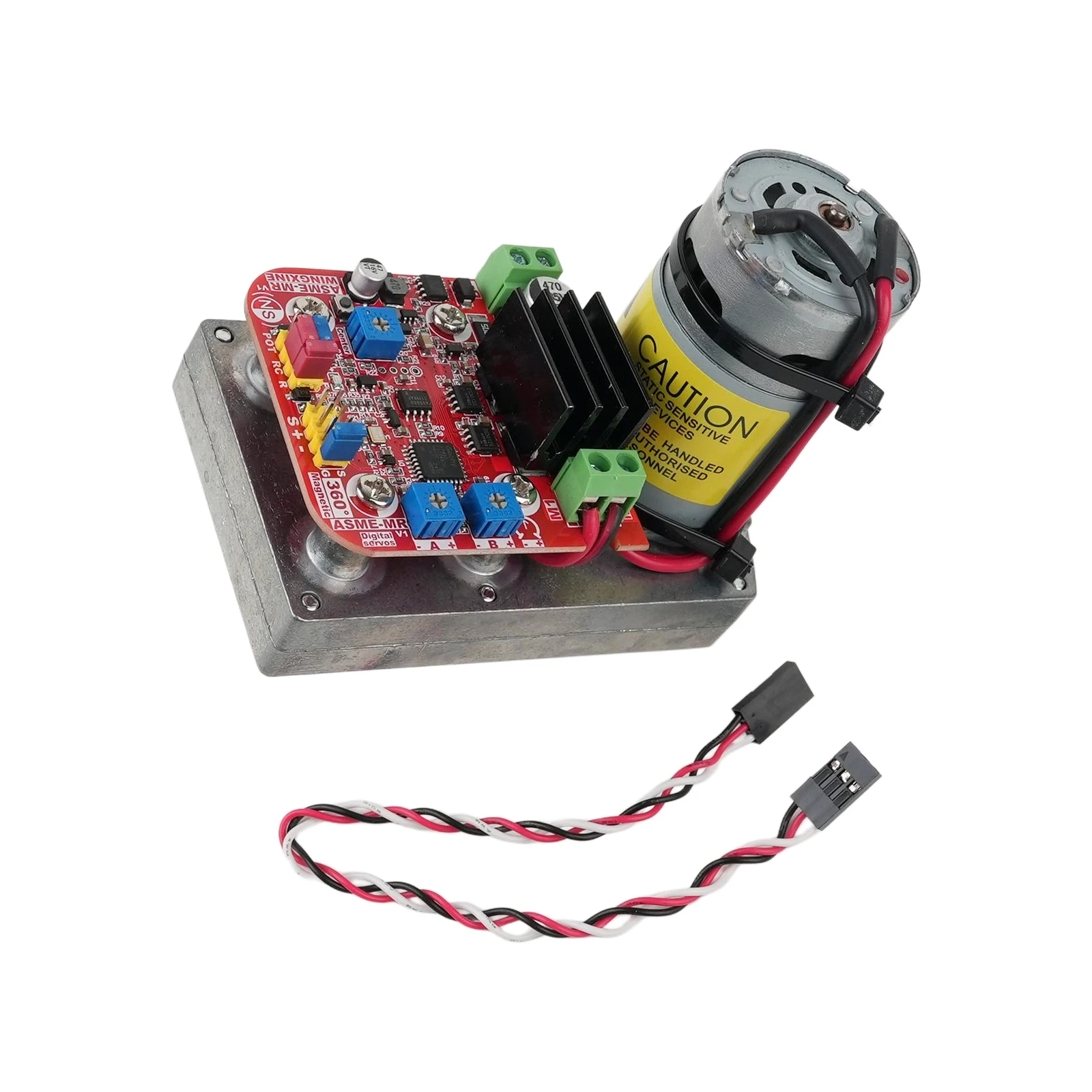 

ASME-MRB 380kg.cm High Torque Digital Servo Motor 360 Degree Rotation for Industrial Robot Arm PTZ Camera Valve Control Servos