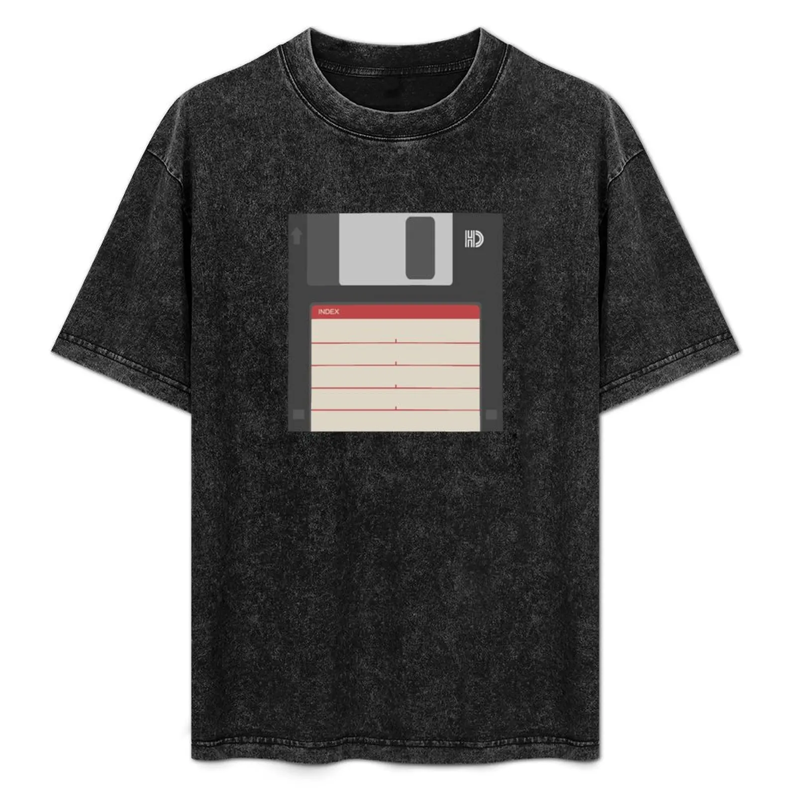 

Floppy Disk - Red T-Shirt anime heavyweights cute tops Men's cotton t-shirt