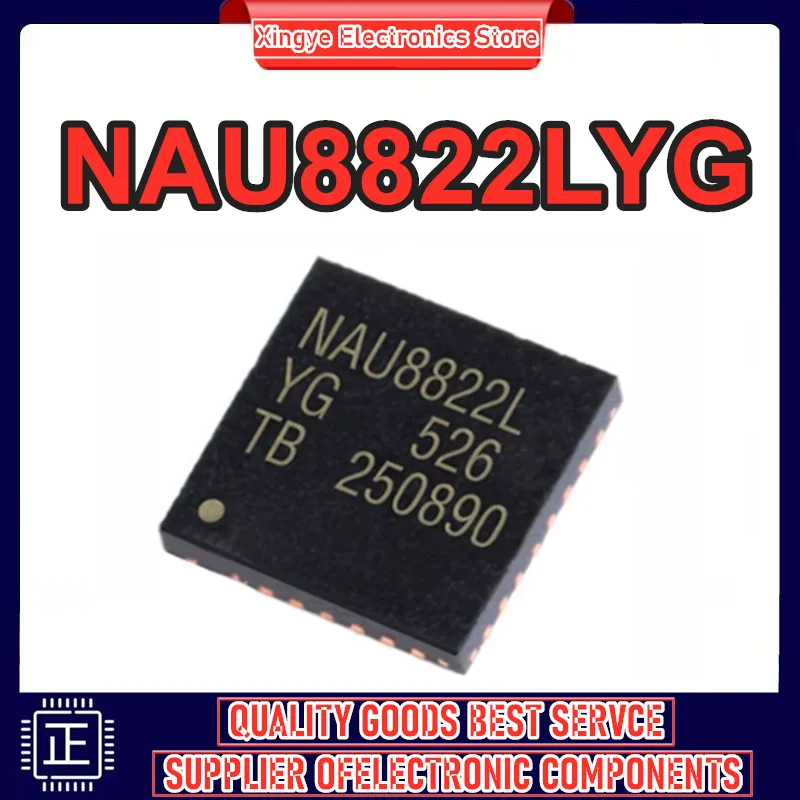 

5 шт. новые оригинальные чипсеты NAU8822L NAU8822LYG QFN-32 в наличии