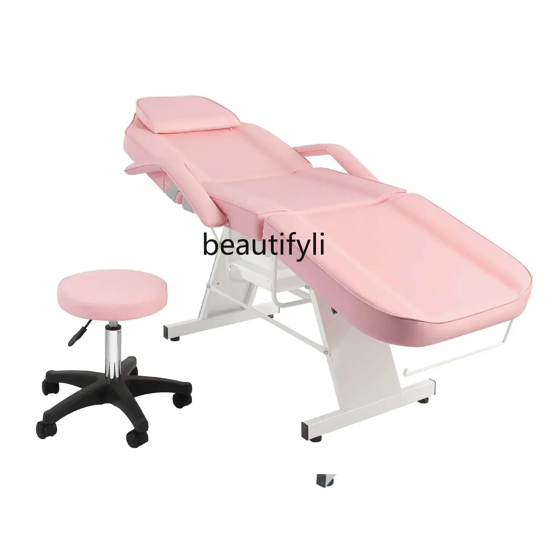 Massage Couch Facial Bed Beauty Chair with High Gas Rod Big Bench