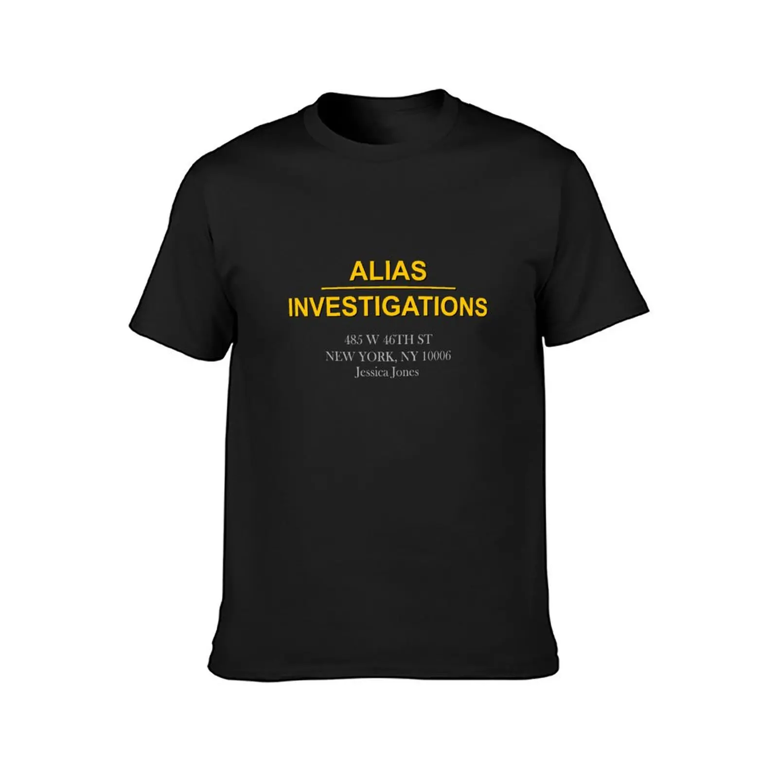 Alias Investigations T-Shirt cute clothes heavyweights mens graphic t-shirts