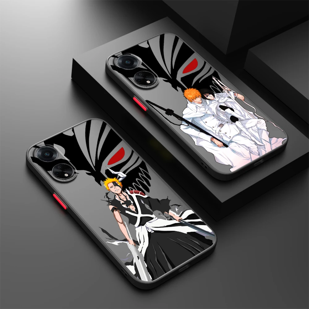 

B-Bleach Art Cool Fashion Frosted Translucent For OPPO X5 X3 A54S A5 A94 A16 A53S A57 A74 A72 A96 A98 A78 5G Cover Phone Case
