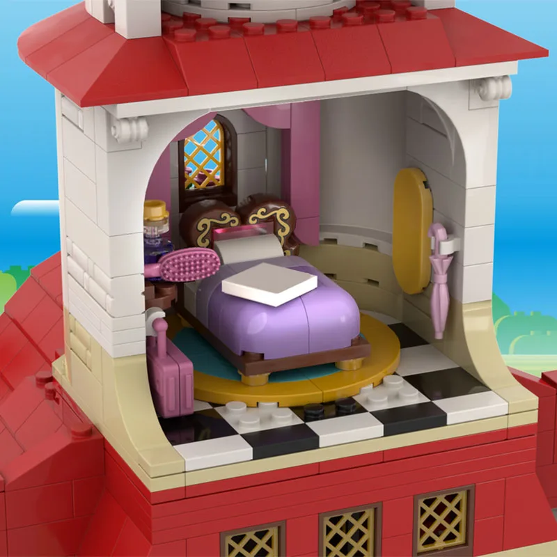 4454PCS Jeux populaires! Super Mali champignon château Moc bricolage éducation Architecture modèle blocs de construction jouets d'anniversaire cadeau