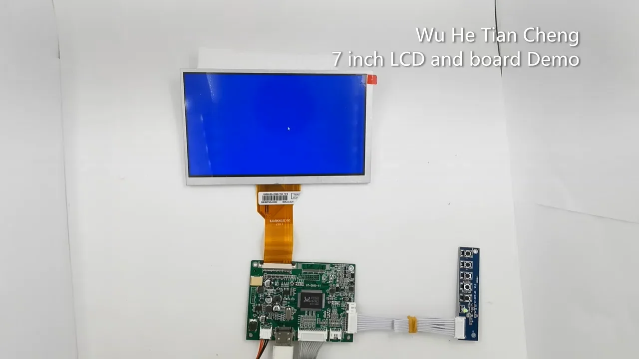 800x480 Fpc 50 Pin Connector AT070TN94 7 Inch Tft Lcd Display Module with Controller board