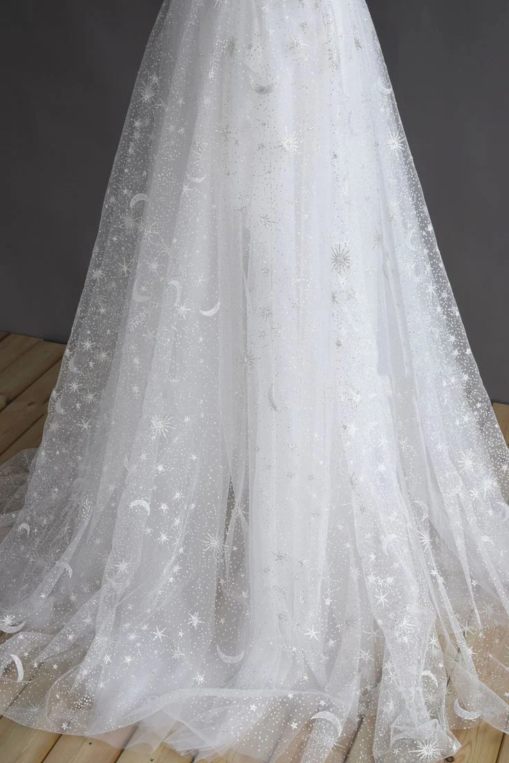 Bling Tulle gonna staccabile da sposa treno rimovibile per abiti soprabito da sposa con fascia