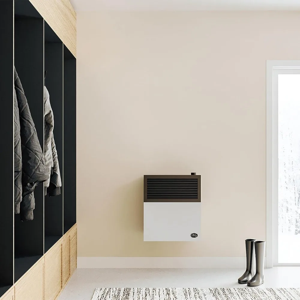 11,000 BTU Natural Gas Direct Vent Heater, Cream Finish, Compact Space Heating Solution