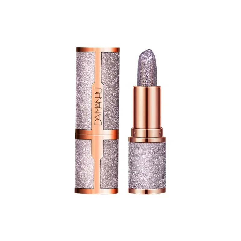 Diamond Lipstick Temperature Changing Color Shiny Moisturizing Lasting Waterproof Glitter Lip Blam Lips Makeup Cosmetic 1PCS