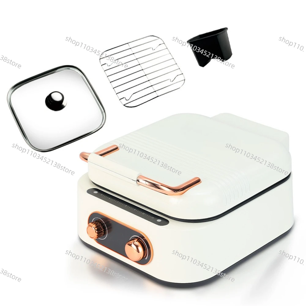 multifunctional-electric-cooking-pot-electric-baking-hot-bbq-shabu-integrated-pot-fried-electric-cake-pan