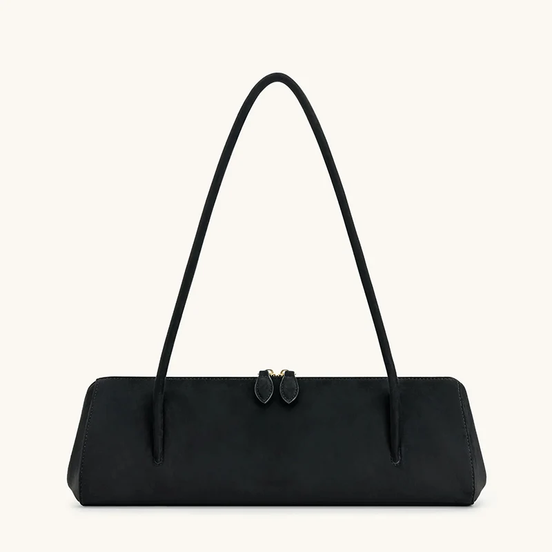 

Luxury women's retro suede shoulder bag, French niche retro armpit bag, casual shoulder bag