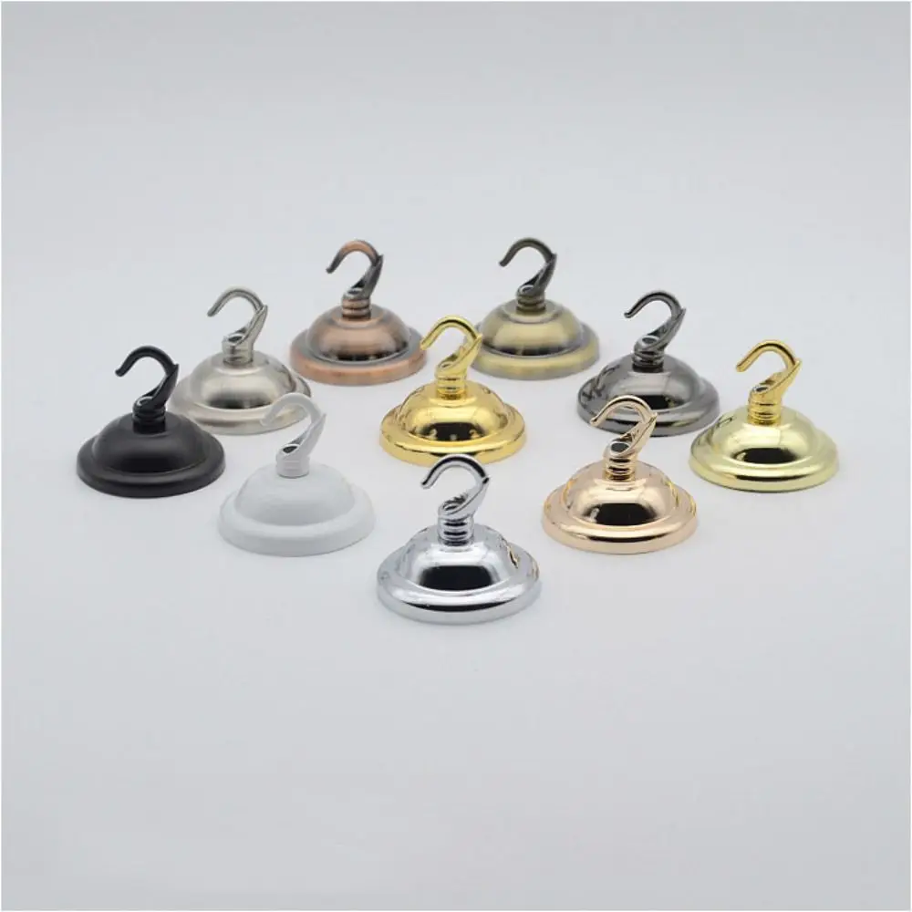 JOYINLED 2/5PCS Vintage Ceiling Holder Cover Plate 56mm Metal Pendant Lamp Hook Base Panel for Chandelier Hanging Light Fittings