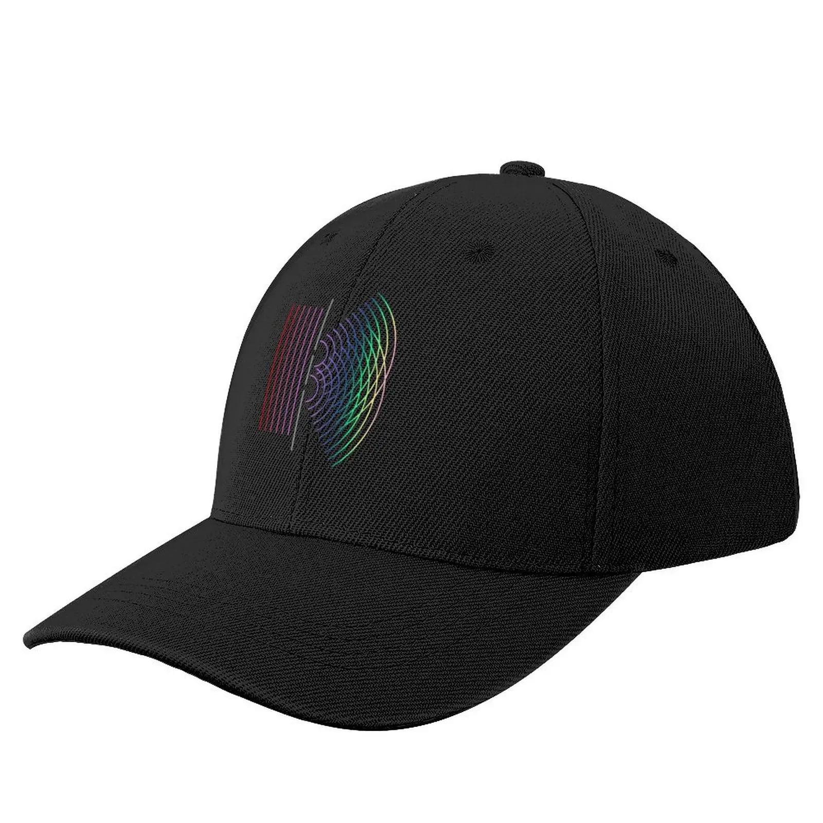 Double Slit Light Wave Particle Science Illustration For Light Scientists Students And Teachers Of General RelativitBaseball Cap