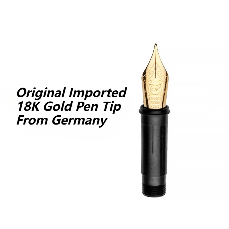 ドイツ製シュミット18Kゴールドペン先万年筆オフィスアクセサリーNo. 5ポイントFH241欧州規格ユニバーサルチップ筆記