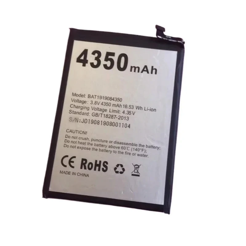 New BAT1919084350 3.8V 4350mAh Mobile Phone Battery for Doogee N20 N20Pro N20 Pro Replacement Batteries
